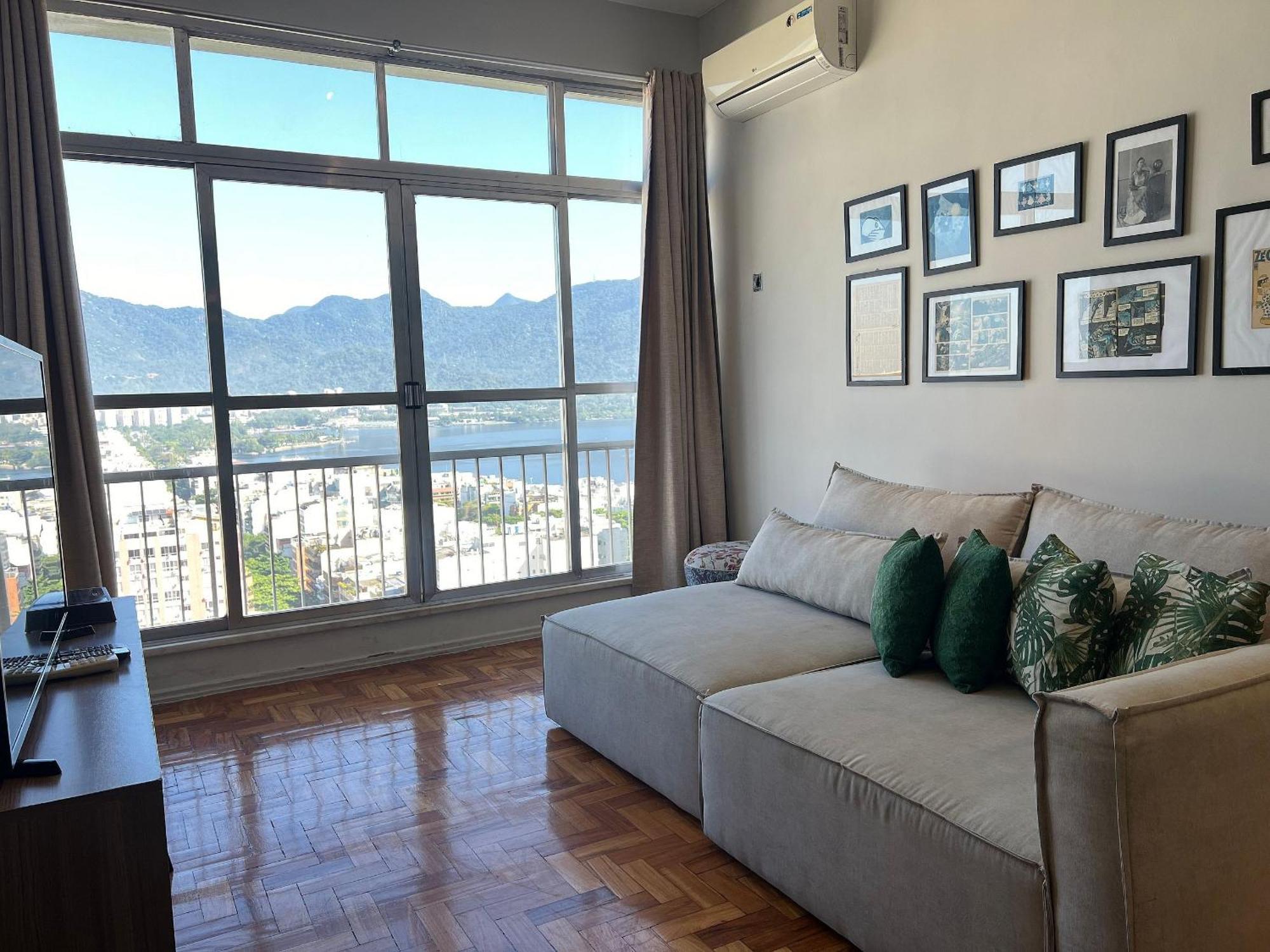 Apartamento Mar, Lagoa, Vista Incrível Em Ipanema 6 Pessoas! *
